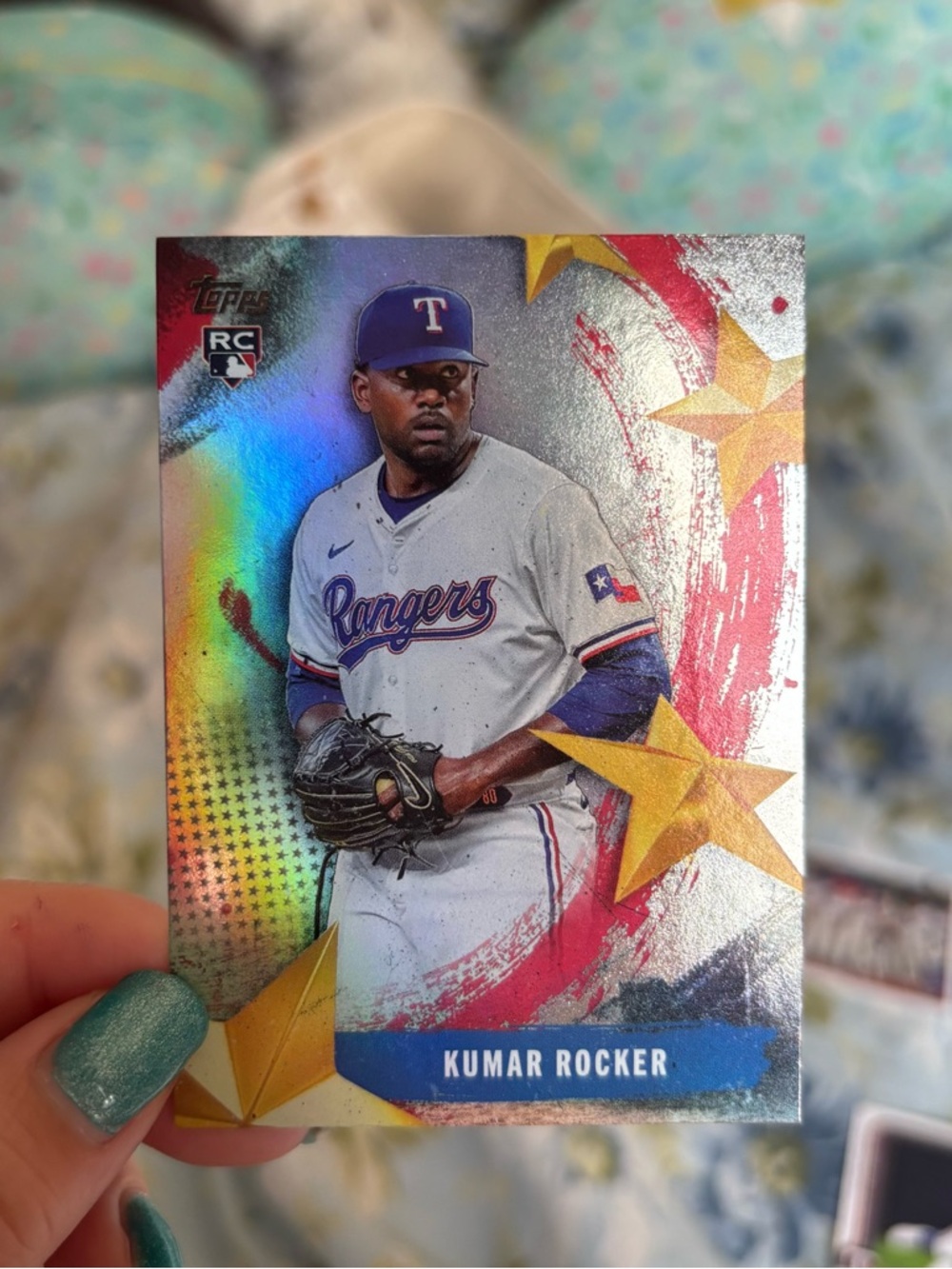 Texas Rangers Topps baseball card - Picture 2 of 10